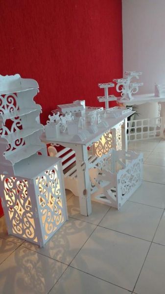 alugue kit proviçal com mesa 38 peças