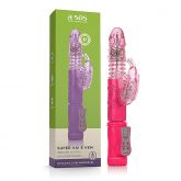 Vibrador Rotativo Super Vai e Vem Recarregável - Rosa