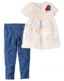 FC401- Carter's Conjunto 2pçs Bata+Calça 5T (4-5anos)