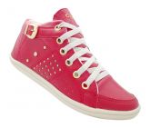 Bota Feminina Cano Médio Calvin Klein Vermelha