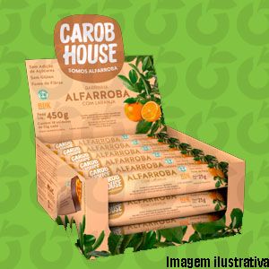 Alfarroba com Laranja Display 18 Unid Carob House