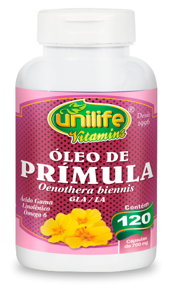 Óleo de Prímula 120 capsulas 700 mg