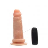 PROTESE COM VIBRO E VENTOSA 14,5X4CM
