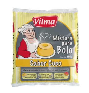 MISTURA P/ BOLO VILMA COCO 400GRS