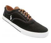 Tênis Polo Ralph Lauren Vaugh Preto e Branco MIX12171