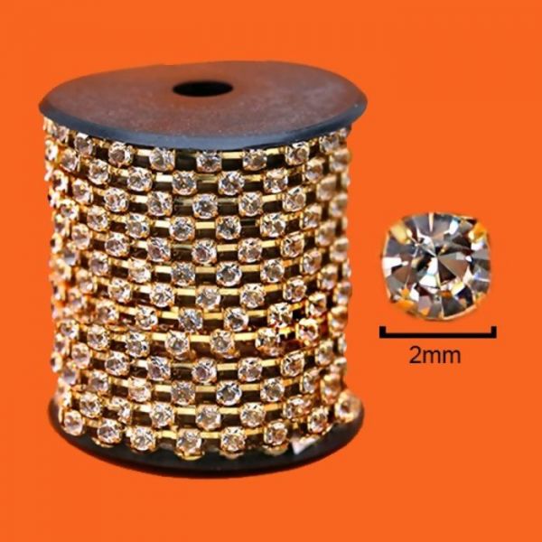 Corrente Strass Nº6 10 METROS