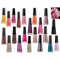 kit com 10 Esmaltes Color Trend ( Cores variadas )