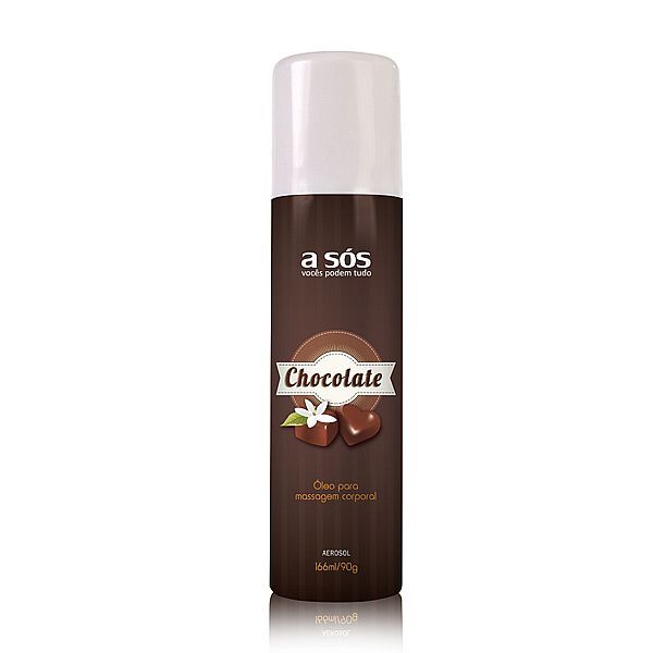 Óleo Corporal Aerossol Beijável Chocolate - 166ml/90g