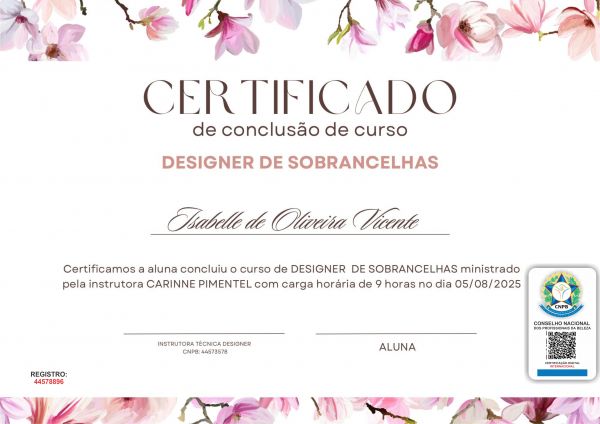ISABELLE DE OLIVEIRA VICENTE