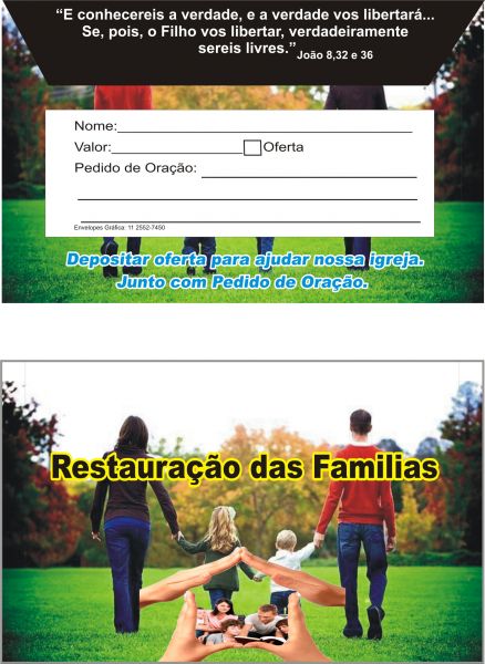 ENVELOPE FAMILIA / QTD 1.000