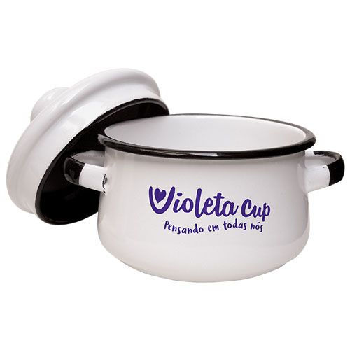 Panelinha Esmaltada Violeta Cup