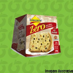 Panettone Zero Açúcar 400 Gramas Lowçúcar