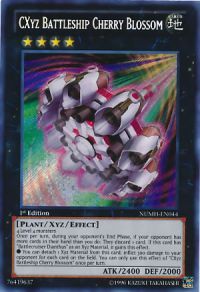 CXyz Battleship Cherry Blossom NUMH-EN044 - Secret Rare