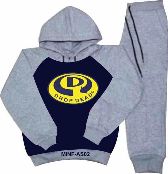 CONJUNTO MOLETOM INFANTIL DROP DEAD COD.:02 (8 AO 12 ANOS)