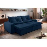 Estofado Retratil Trento 2x90 Br 25 Jolie 30 Azul Montano