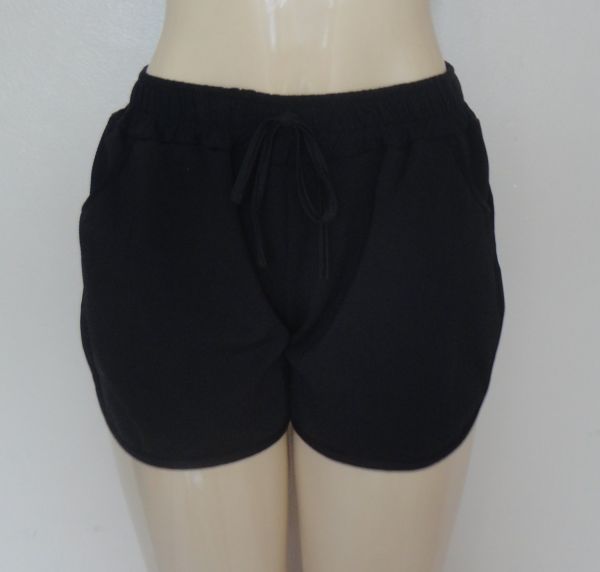 Short Cordão Solto e Elástico Cintura