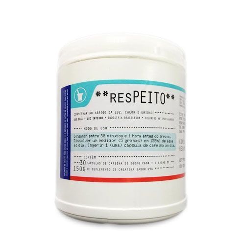 Pré Treino resPEITO Tiago Toguro - 150g + 30 Cápsulas - Power Supplements