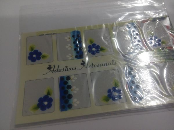 5 pétalas lateral azul