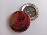 Botton  Cabaré Literário - Vermelho 3,5cm