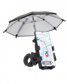 Suporte Mini Guarda Chuva Para Celular Universal Moto E Bike