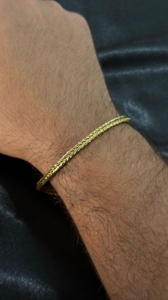 *pulseira masculina de aço inoxidável