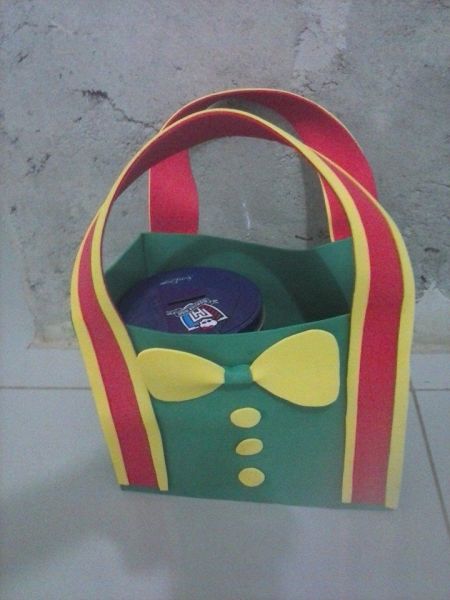 Sacolinha patati patata de e.v.a