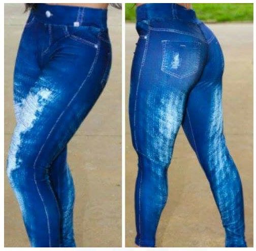 Calças Leggins Jeans Empina o BumBum e Define sua Silhueta 10 Peças