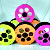 Carretilha 19cm Alto Padrão Plastica 2 Rolamentos