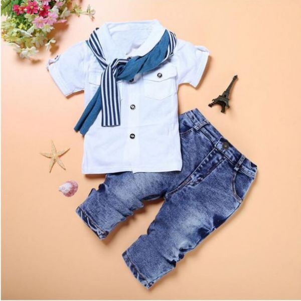 Conjunto Infantil Menino com Cachecol