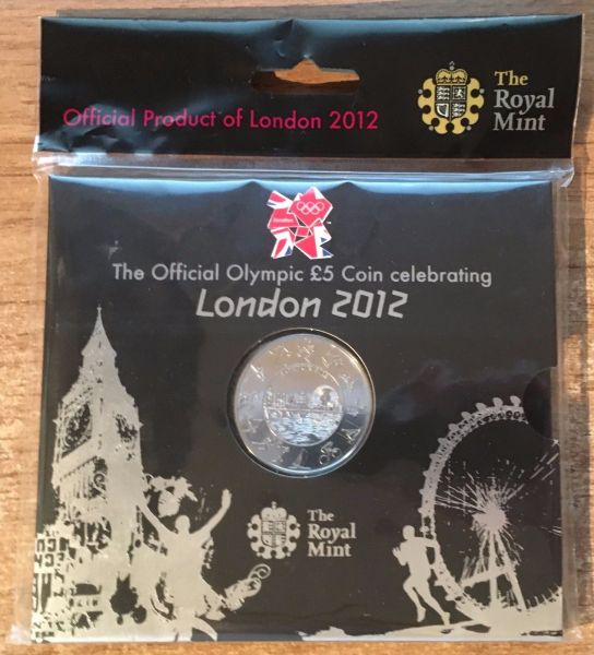 Moedas Olimpíadas E Paralimpíadas Londres 2012 5 Libras