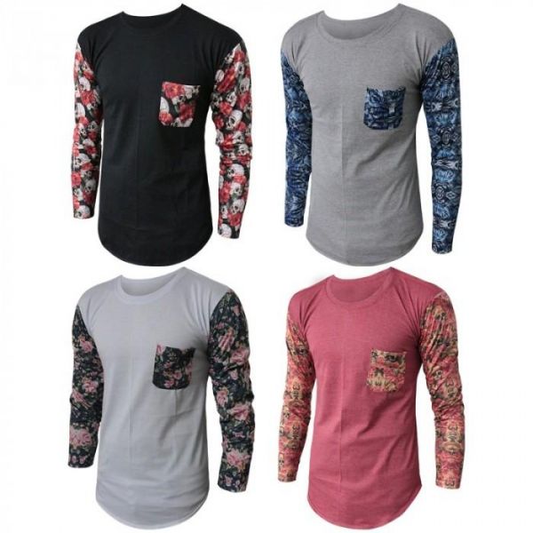 CAMISA LONGLINE MANGA