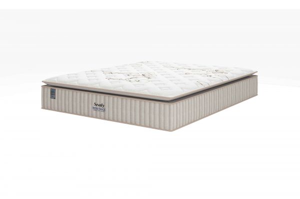 Colchao King Resistance Sealy Molas LFK 193x202x32 Plumatex