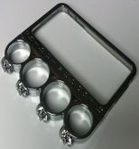 CASE SOCO INGLES CAVEIRAS CROMADAS PARA IPHONE 4 E 4S