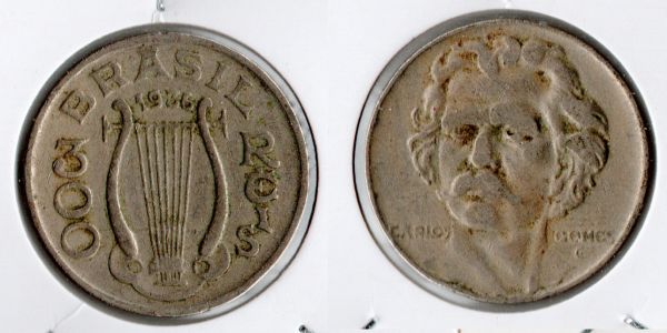 V146-3 - 300 Réis 1936 -Tiragem BAIXA 2.256.000