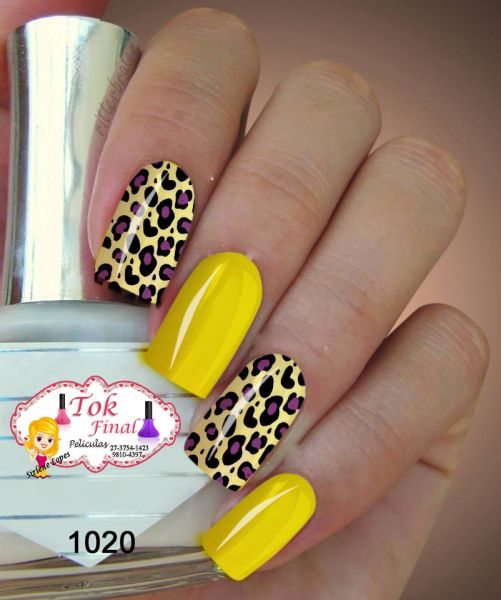 Películas e Adesivos para Unhas Mod. Animal print Cód. 1020