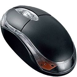 Mouse Ótico Malásia Preto USB Bright