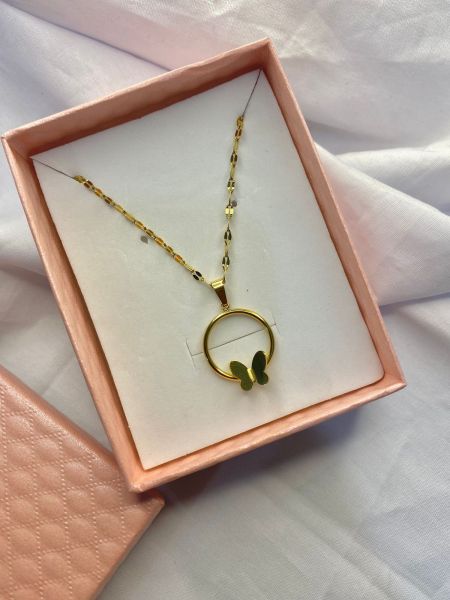 *colar feminino de aço inoxidável*