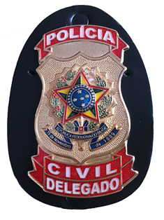 DISTINTIVO POLÍCIA CIVIL DELEGADO NACIONAL