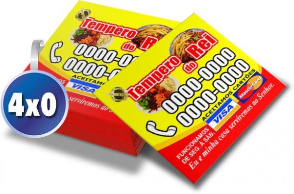 1000 unid com Adesivo Vinil