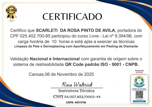 SCARLETI  DA ROSA PINTO DE AVILA