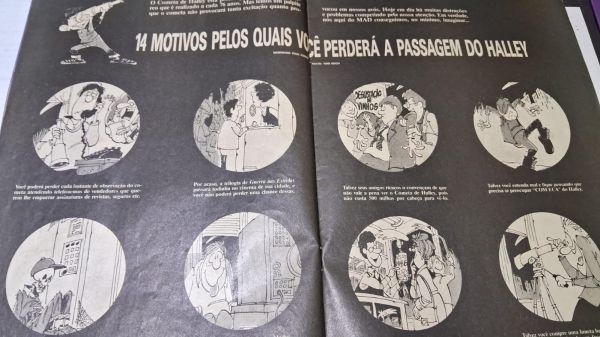 Revista Mad 19 Humor Record Cometa Halley Enigma Pirâmide Karaokê