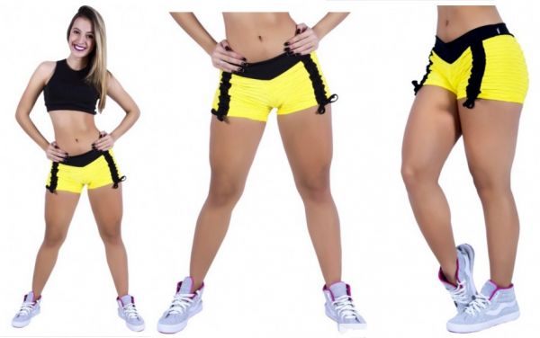 Shortinho Clara Tecido Bolha/Ref:DE101