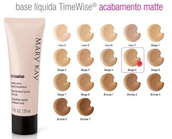 1.Base Líquida TimeWise® Acabamento Matte