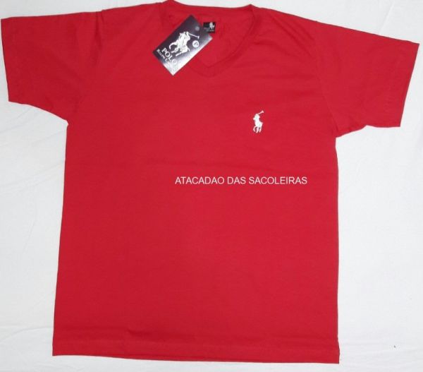 10 CAMISETAS SÓ COM LOGO GOLA V - MARCAS VARIADAS