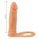ANEL COM PRÓTESE AUXILIAR 12,5 X 3CM SEXY FANTASY