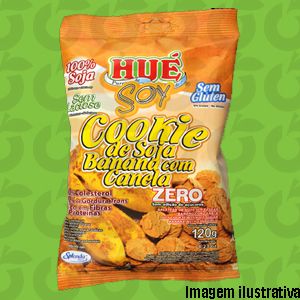 Cookie de Soja com Banana e Canela Zero 120 Gramas Hué