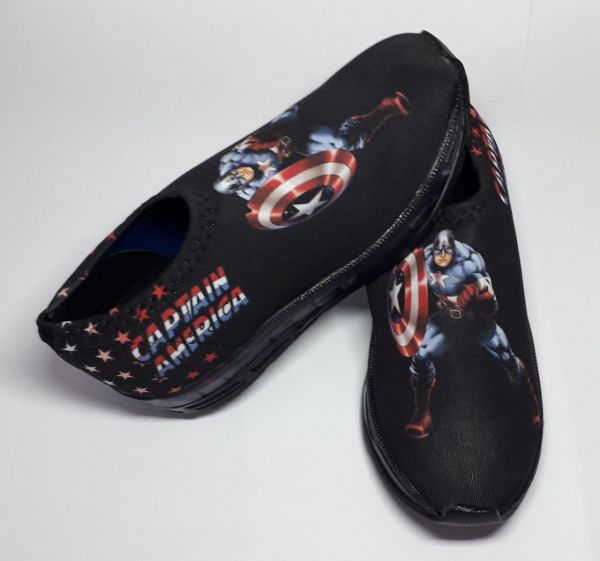 Tênis LED capitão america