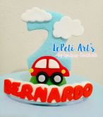 Vela tema Carrinhos