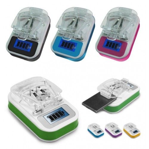Carregador de Bateria com LCD USB Universal - Multicolor