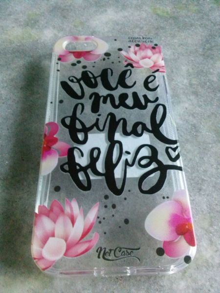 Capa De Silicone Tranparente Para Celular Iphone 5s
